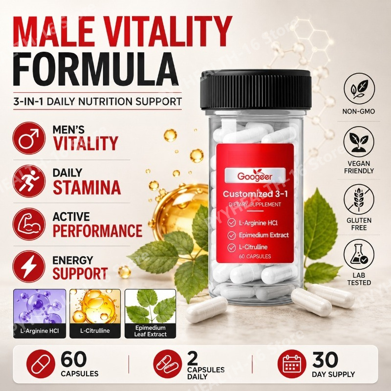 Herbal Wellness Blend - L-Arginin HCl mit L-Citrullin und Epimedium-Blattextrakt