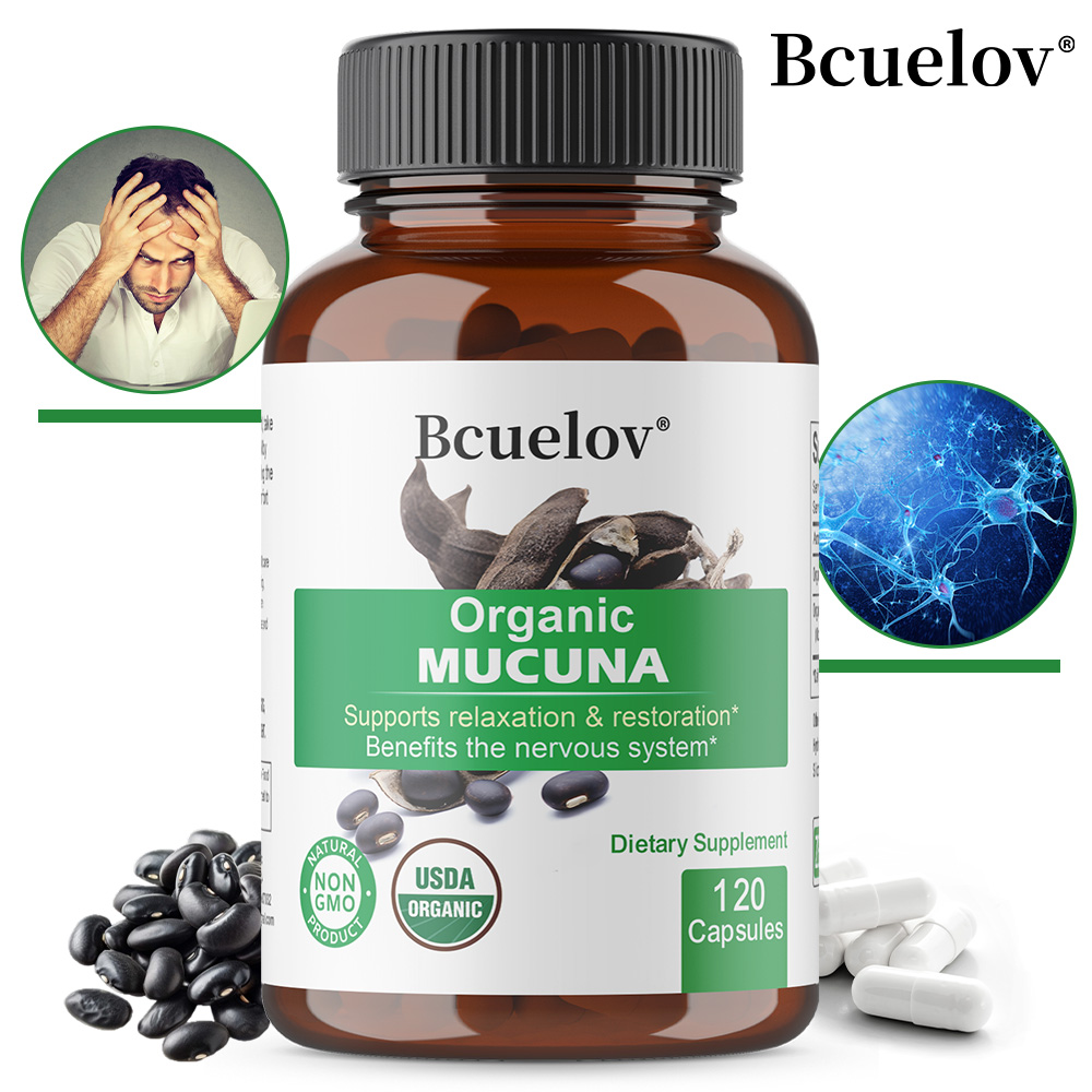 Bio-Mucuna-Kapseln – unterstüt – Herbal Wellness Water Bewertung und Preis
