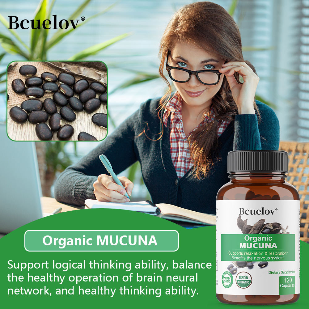 Bio-Mucuna-Kapseln – unterstüt – Herbal Wellness Water Bewertung und Preis