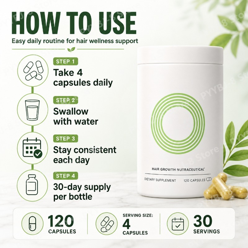 120 Stück Frauen-Haarwuchskaps – Herbal Wellness Blend Bewertung und Preis