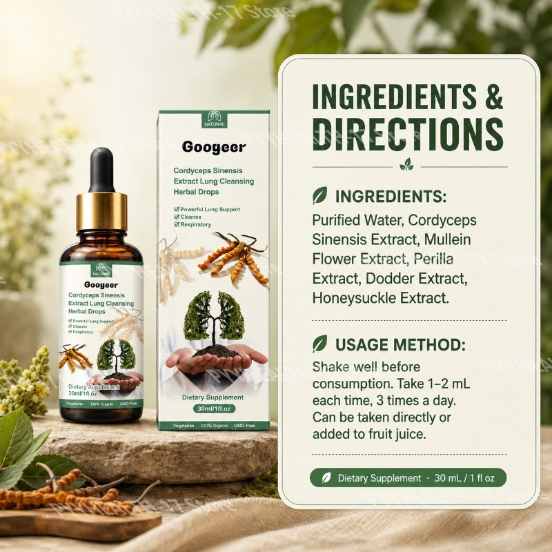 Googeer Cordyceps Tropfen Kräu – Herbal Wellness Water Bewertung und Preis
