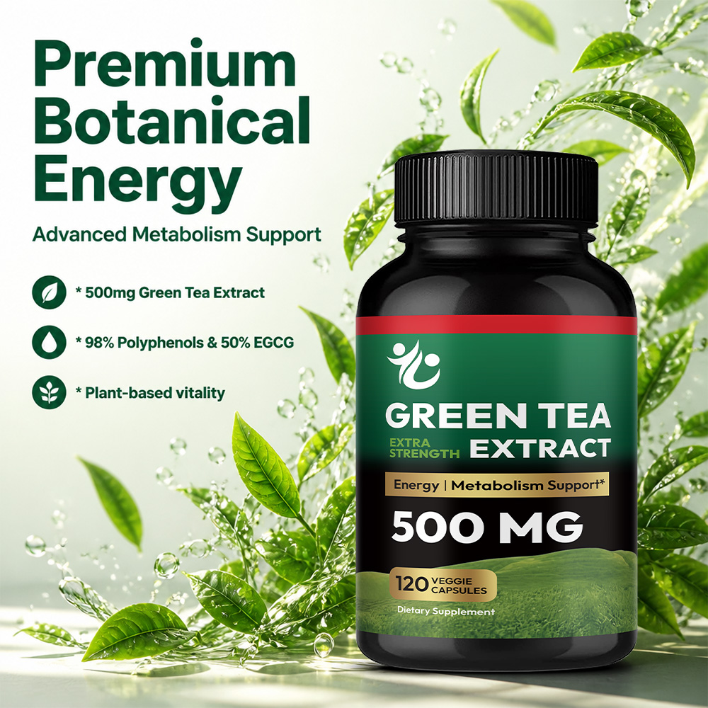 Grüntee-Extrakt - EGCG 500 mg, – Herbal Wellness Water Bewertung und Preis